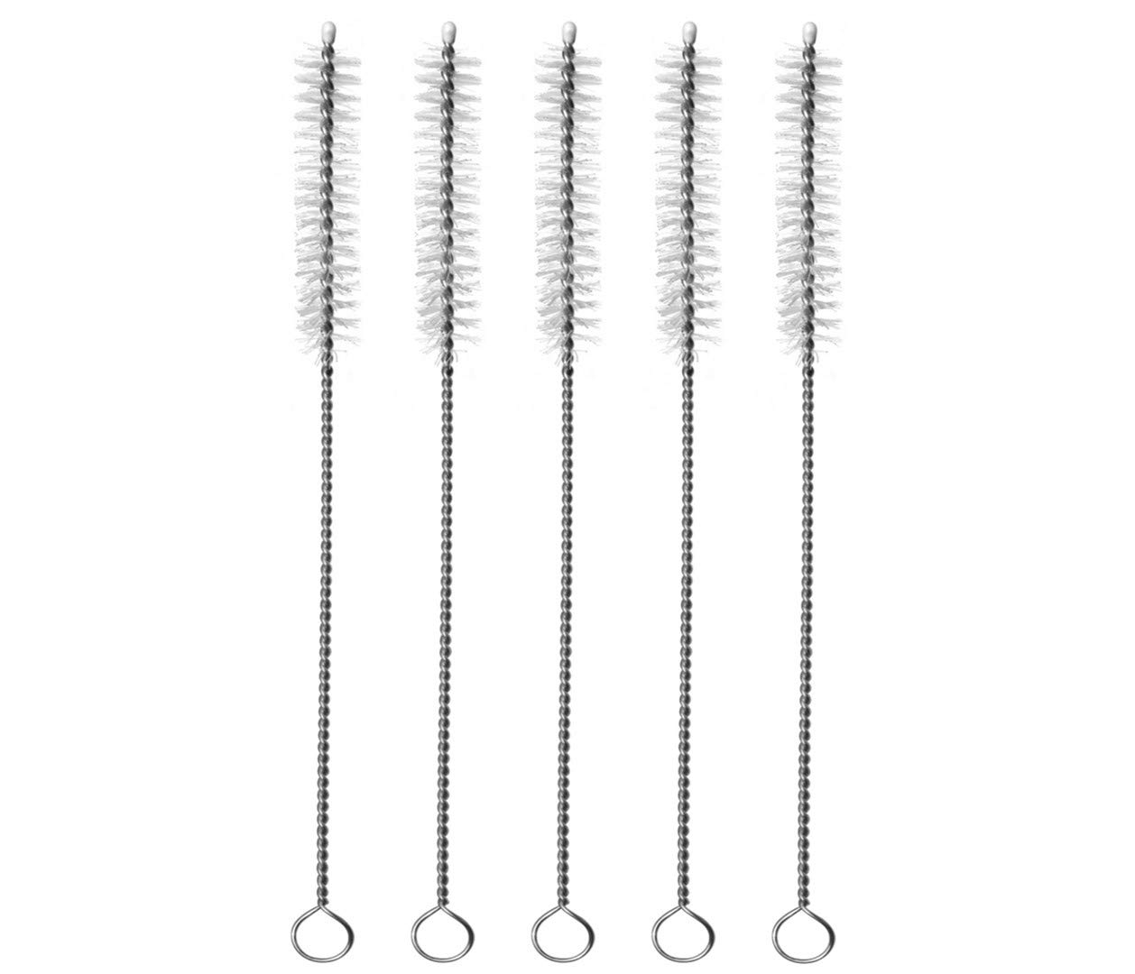 Axensory Set of 5 Straw Cleaner Brushes of 10 mm Diameter